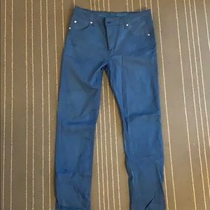 Cheap Monday Tight soft blue coated jean